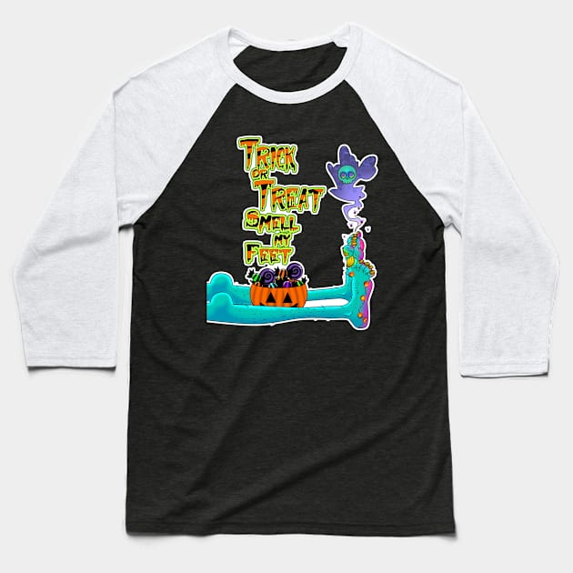 SmellMyFeet Baseball T-Shirt by Tookiester